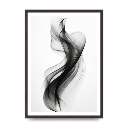 Abstract Organic Shapes in Monochrome