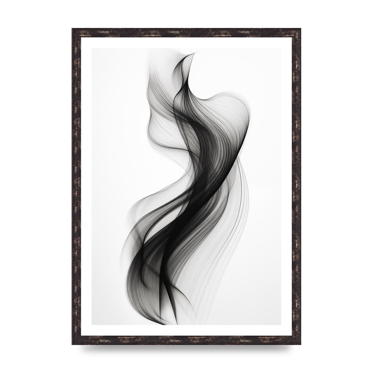 Abstract Organic Shapes in Monochrome