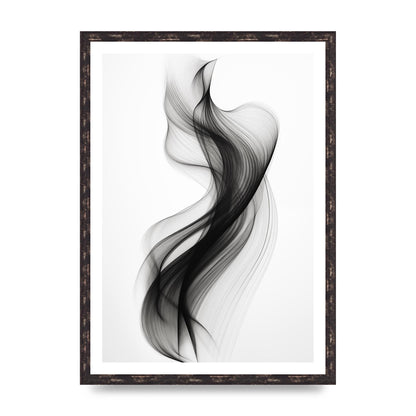 Abstract Organic Shapes in Monochrome