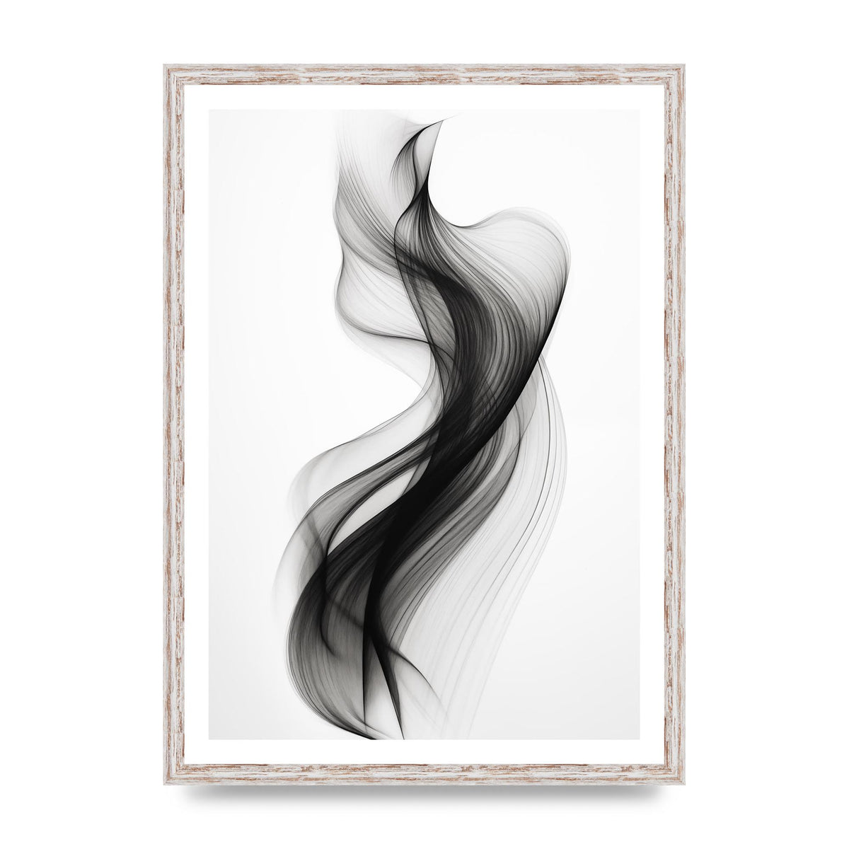 Abstract Organic Shapes in Monochrome