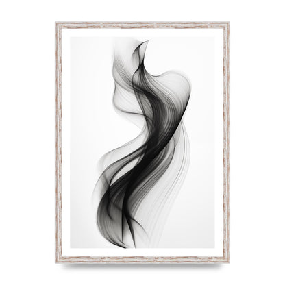 Abstract Organic Shapes in Monochrome