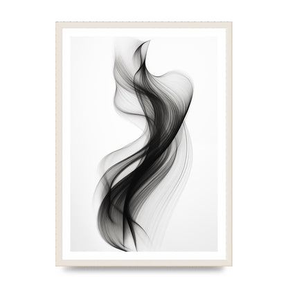 Abstract Organic Shapes in Monochrome