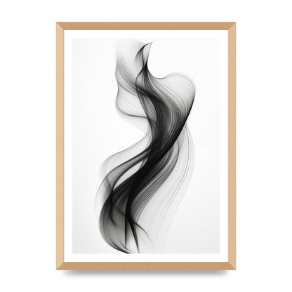 Abstract Organic Shapes in Monochrome