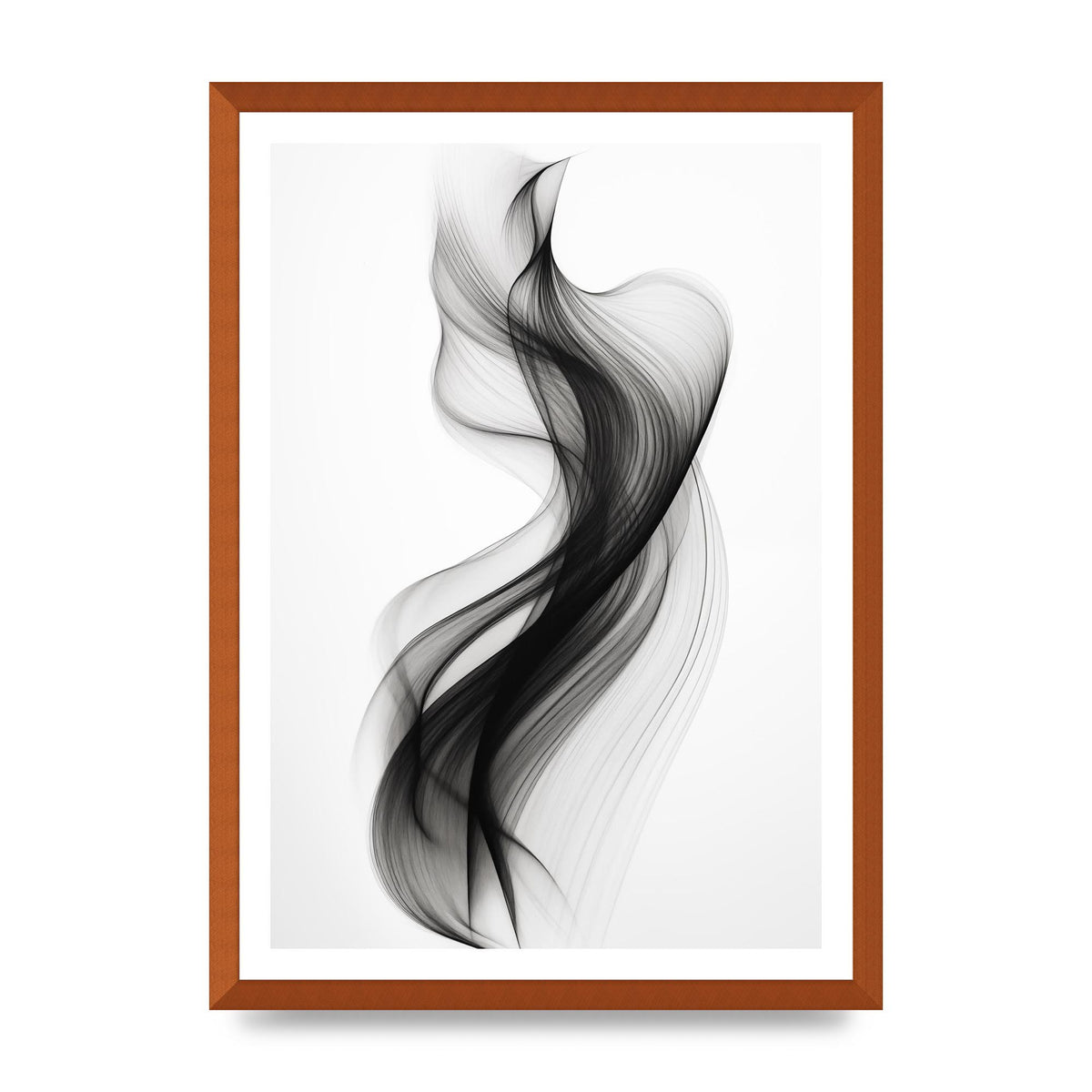 Abstract Organic Shapes in Monochrome