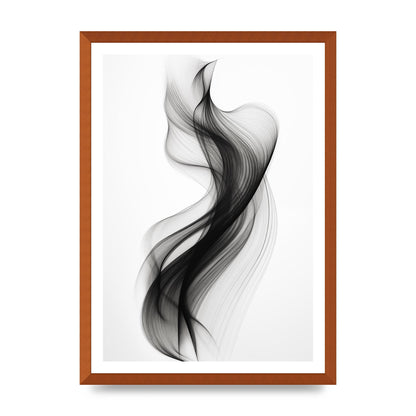 Abstract Organic Shapes in Monochrome