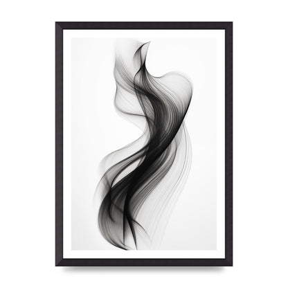 Abstract Organic Shapes in Monochrome