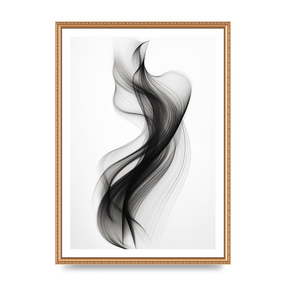 Abstract Organic Shapes in Monochrome