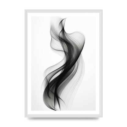 Abstract Organic Shapes in Monochrome