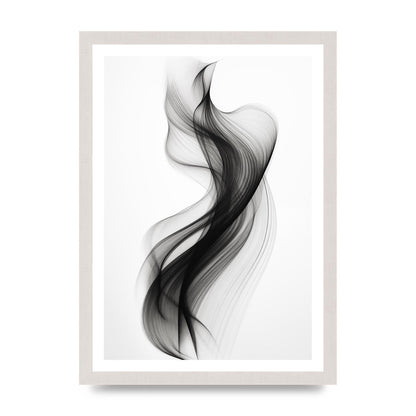 Abstract Organic Shapes in Monochrome