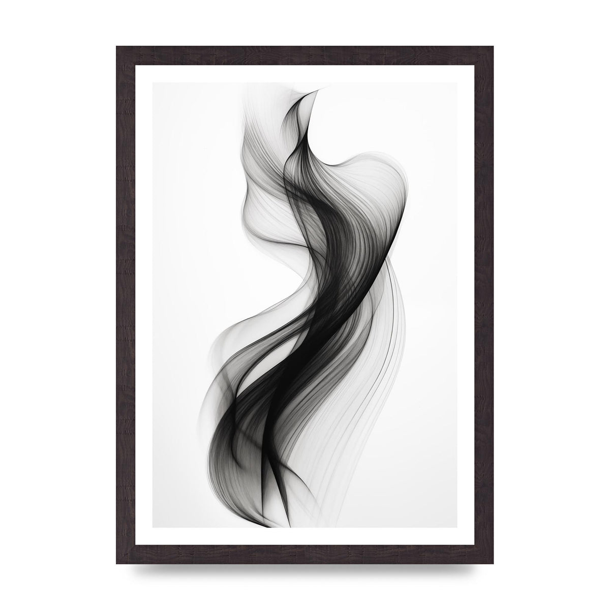 Abstract Organic Shapes in Monochrome
