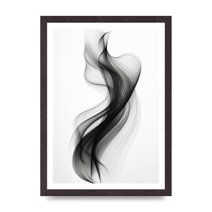 Abstract Organic Shapes in Monochrome