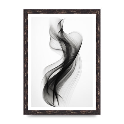 Abstract Organic Shapes in Monochrome