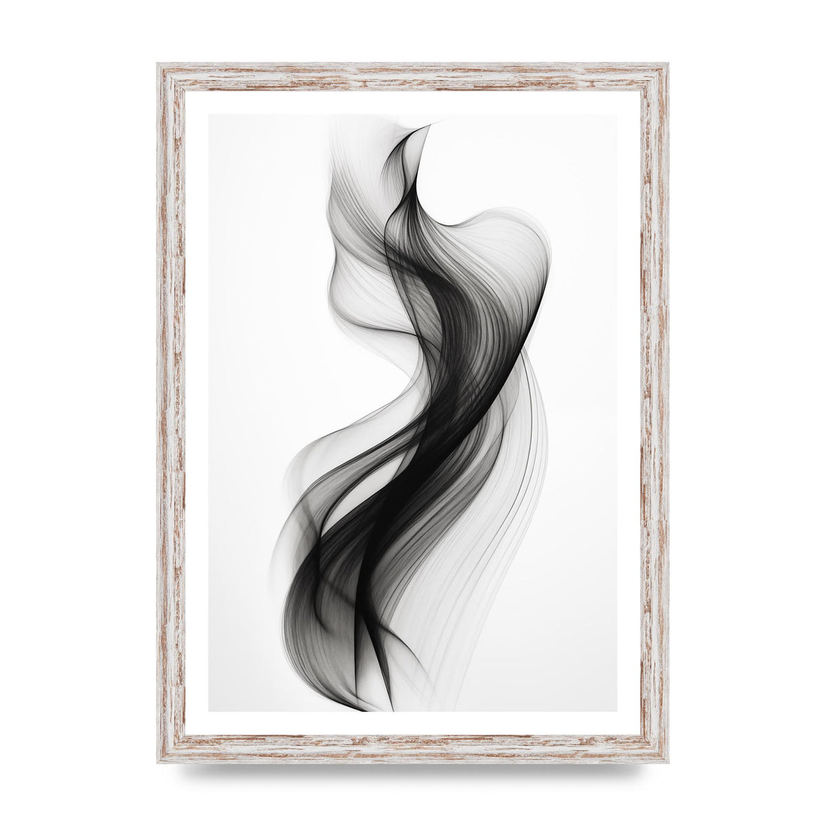 Abstract Organic Shapes in Monochrome