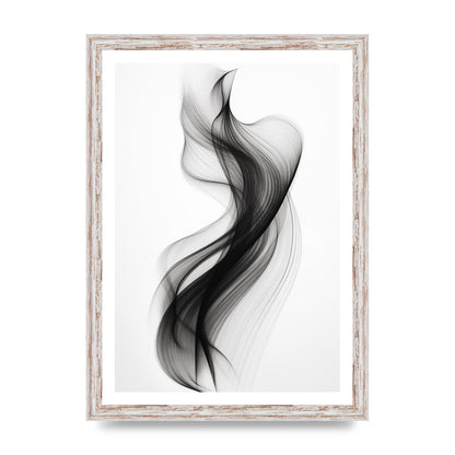 Abstract Organic Shapes in Monochrome