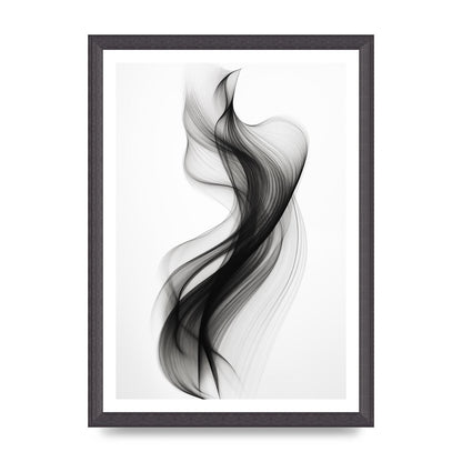 Abstract Organic Shapes in Monochrome