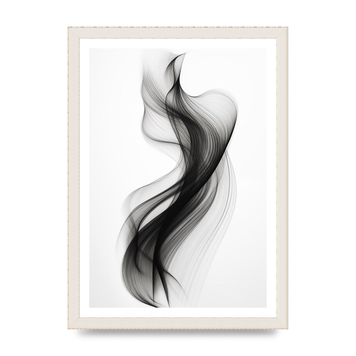 Abstract Organic Shapes in Monochrome