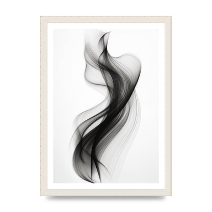 Abstract Organic Shapes in Monochrome