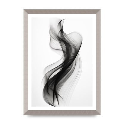 Abstract Organic Shapes in Monochrome