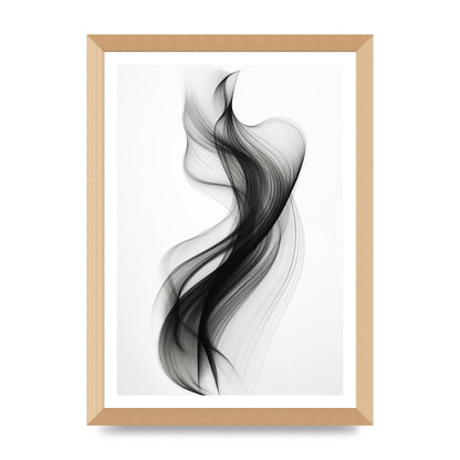 Abstract Organic Shapes in Monochrome