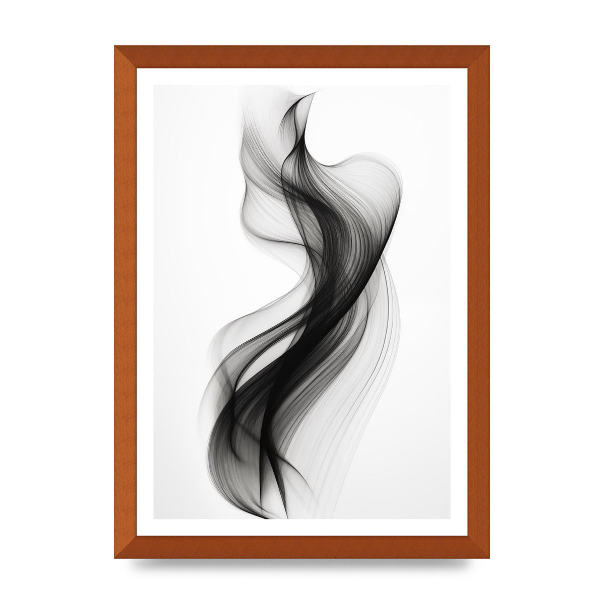Abstract Organic Shapes in Monochrome