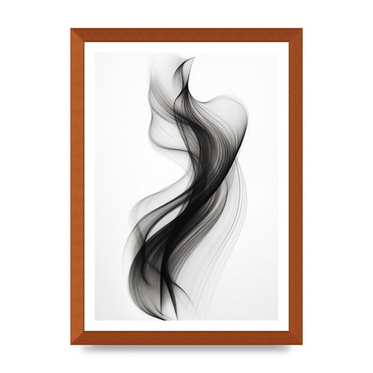 Abstract Organic Shapes in Monochrome
