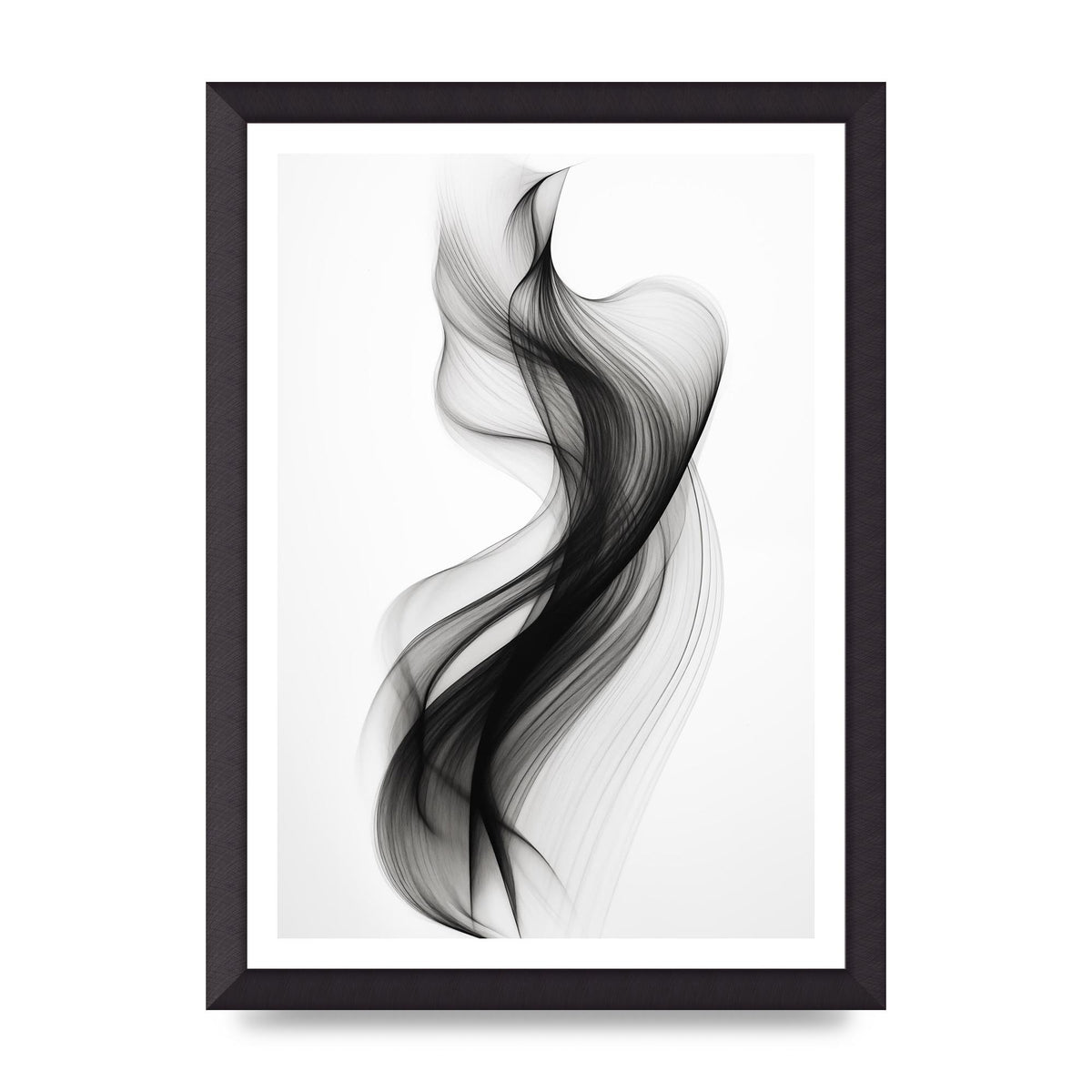 Abstract Organic Shapes in Monochrome