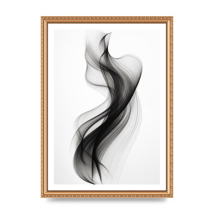 Abstract Organic Shapes in Monochrome