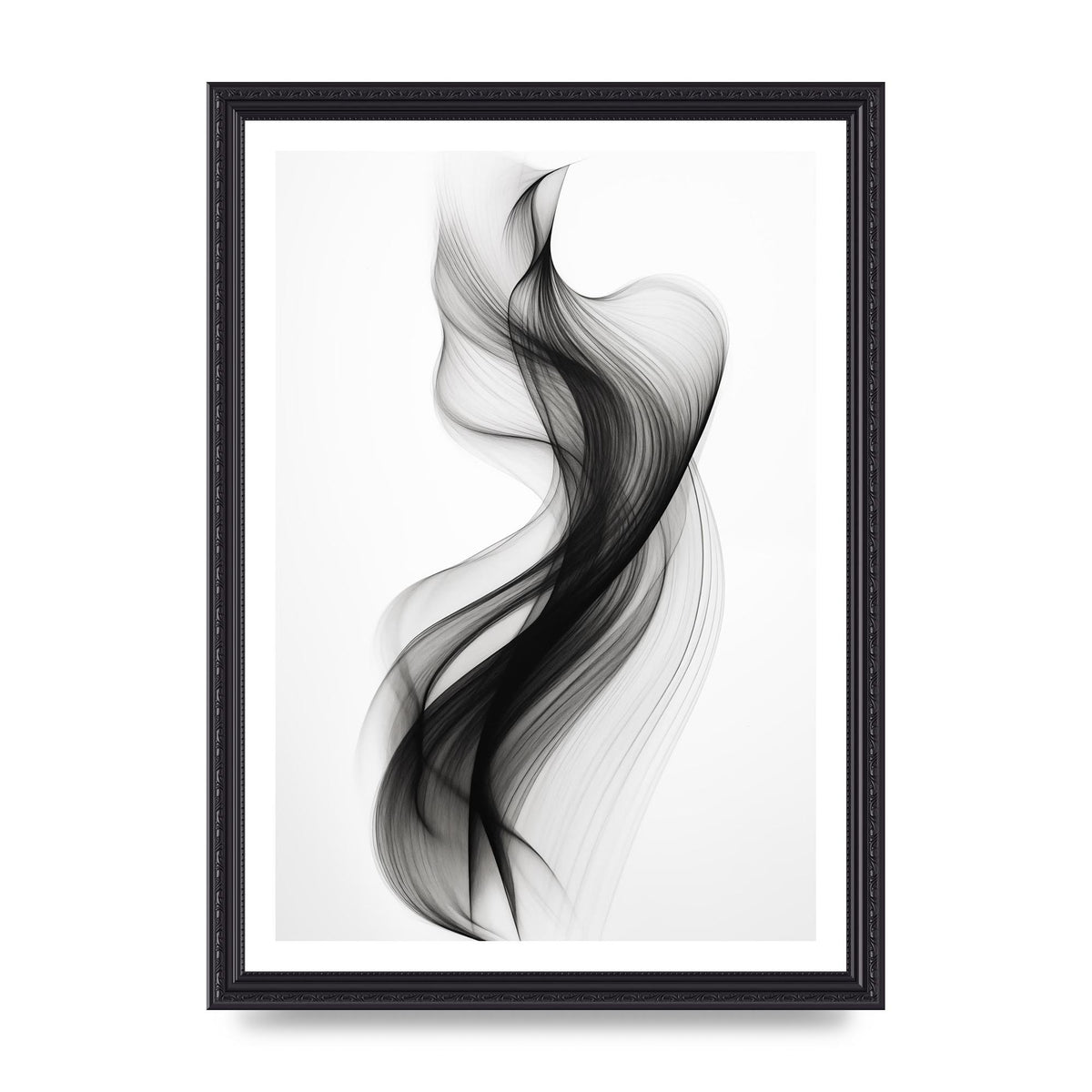 Abstract Organic Shapes in Monochrome