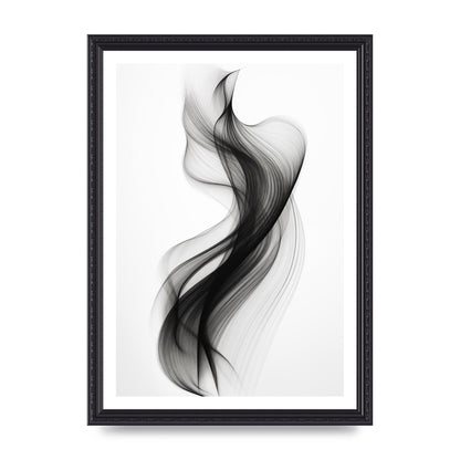 Abstract Organic Shapes in Monochrome