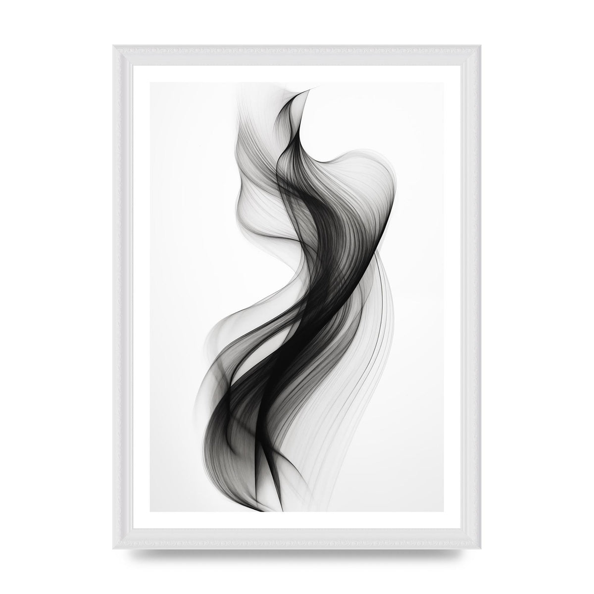 Abstract Organic Shapes in Monochrome