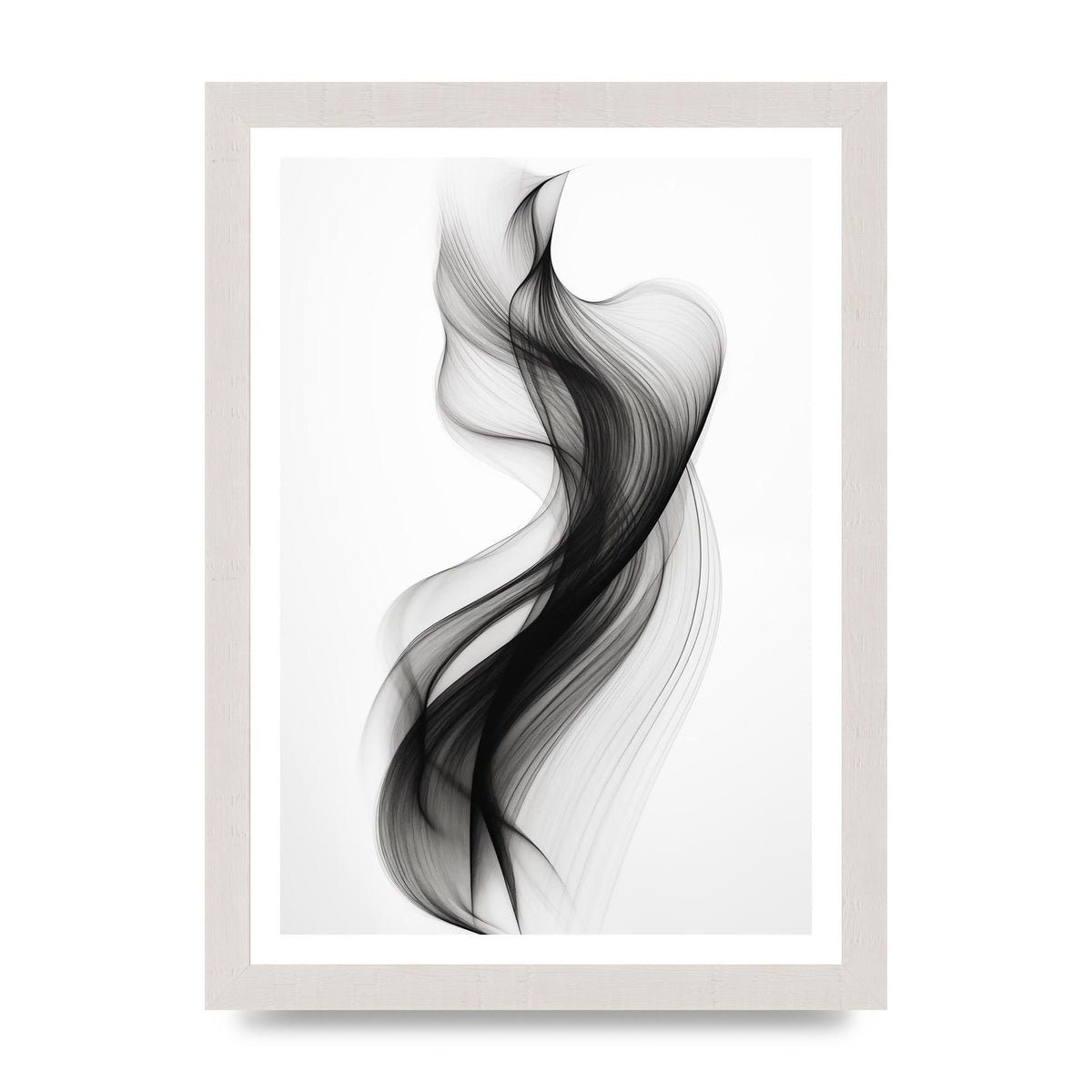 Abstract Organic Shapes in Monochrome