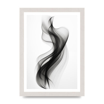 Abstract Organic Shapes in Monochrome