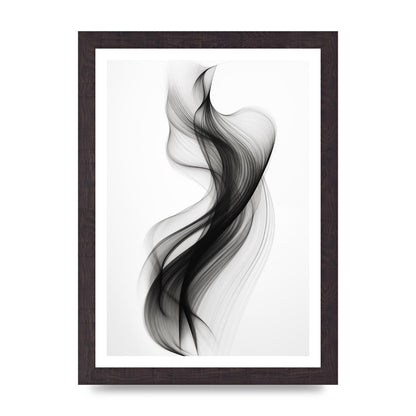 Abstract Organic Shapes in Monochrome