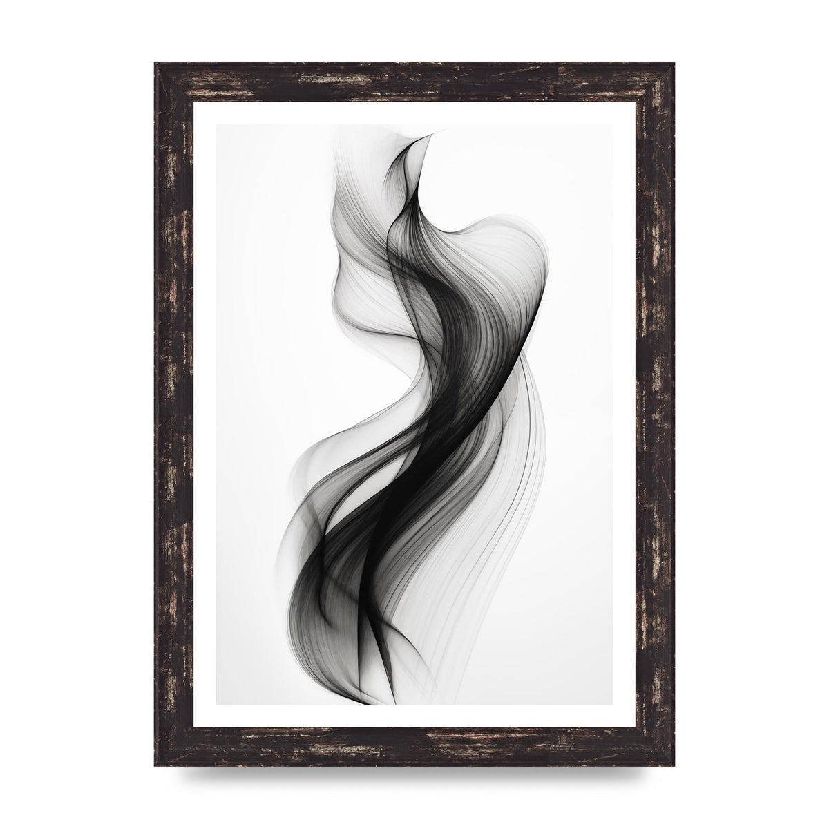 Abstract Organic Shapes in Monochrome