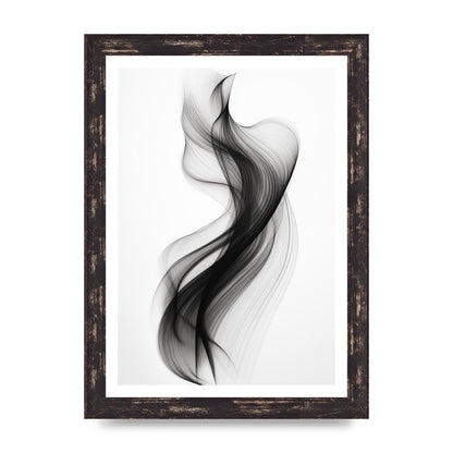 Abstract Organic Shapes in Monochrome