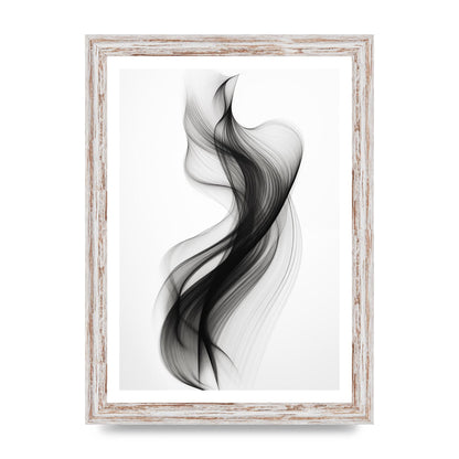 Abstract Organic Shapes in Monochrome
