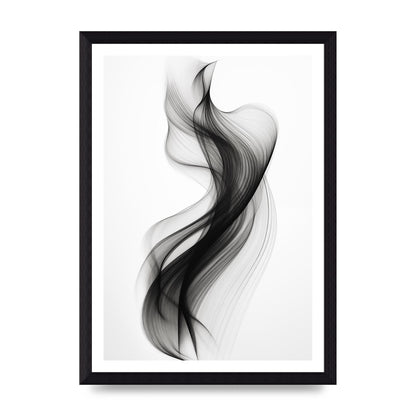 Abstract Organic Shapes in Monochrome