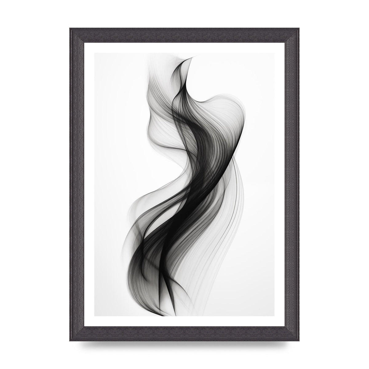 Abstract Organic Shapes in Monochrome