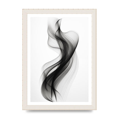 Abstract Organic Shapes in Monochrome