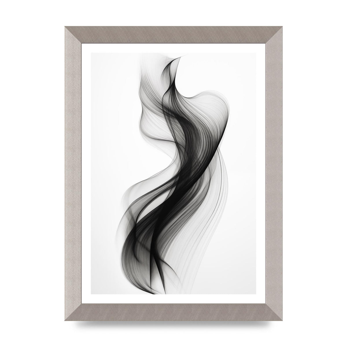 Abstract Organic Shapes in Monochrome
