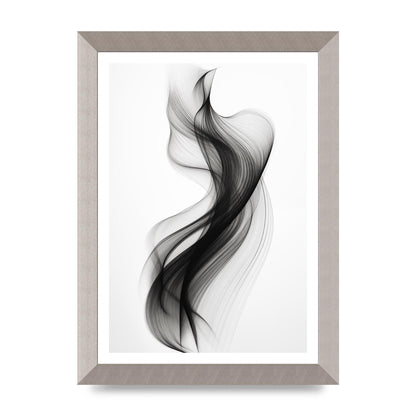 Abstract Organic Shapes in Monochrome