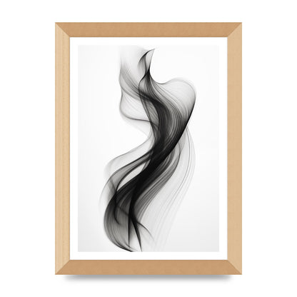 Abstract Organic Shapes in Monochrome