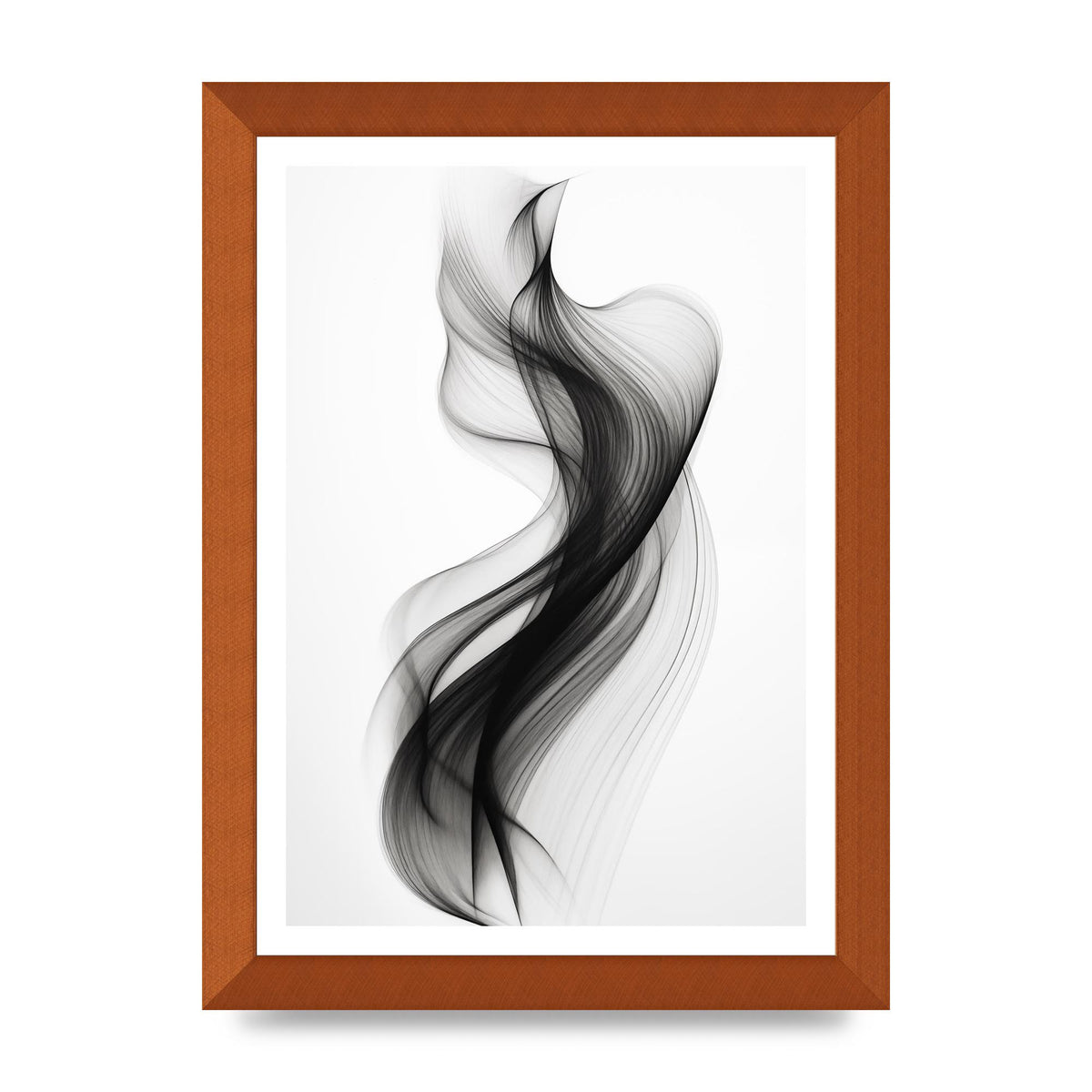 Abstract Organic Shapes in Monochrome