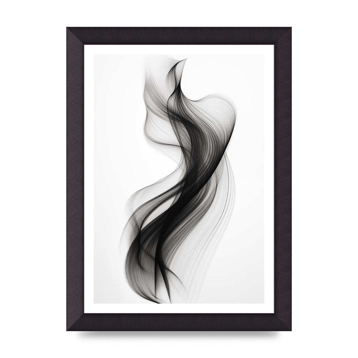 Abstract Organic Shapes in Monochrome