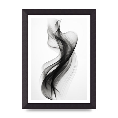 Abstract Organic Shapes in Monochrome