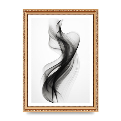 Abstract Organic Shapes in Monochrome