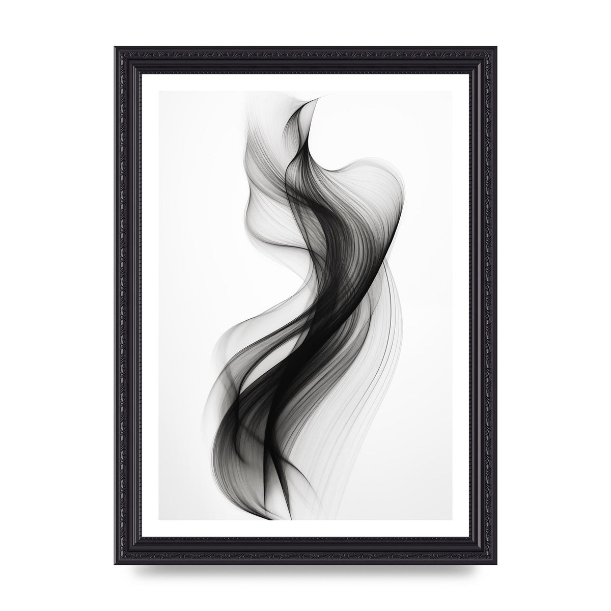 Abstract Organic Shapes in Monochrome