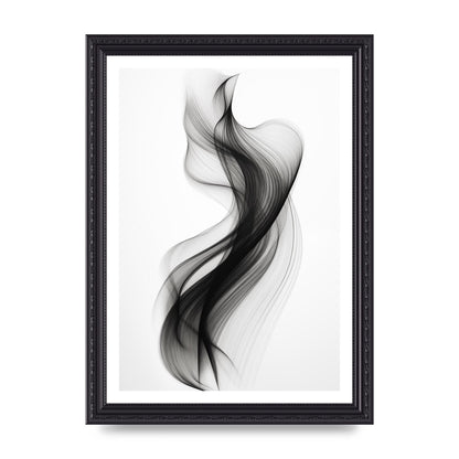 Abstract Organic Shapes in Monochrome