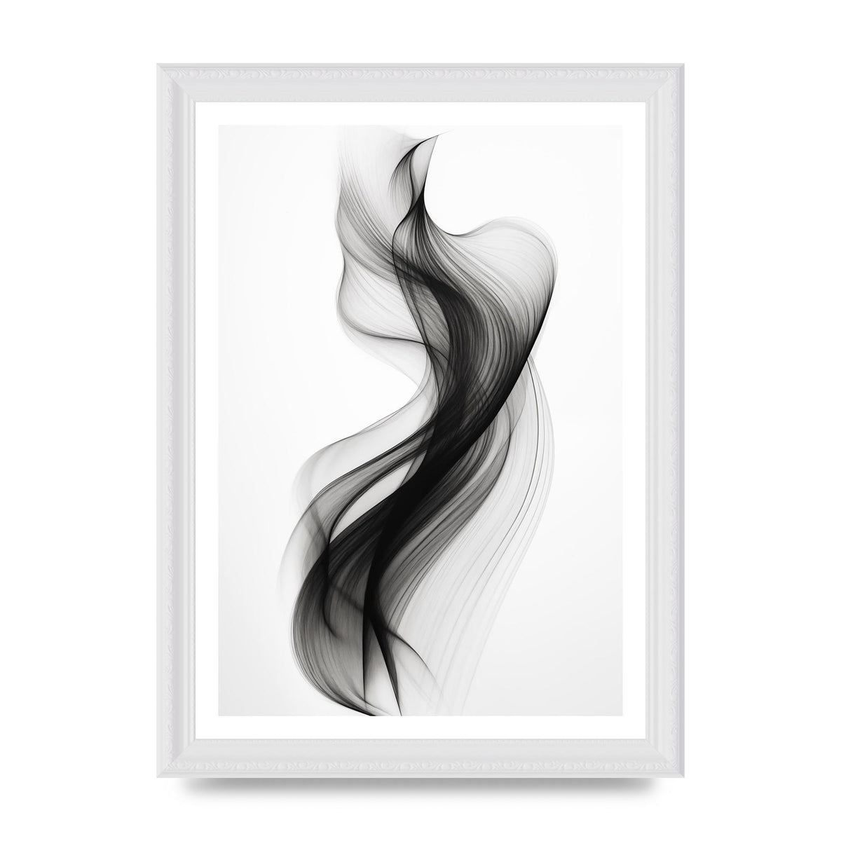 Abstract Organic Shapes in Monochrome