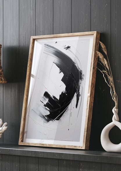 Abstract Oil Painting with Mesmerizing Movement